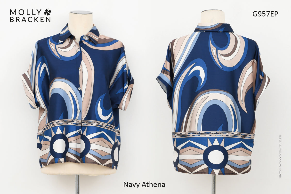 LADIES WOVEN SHIRT