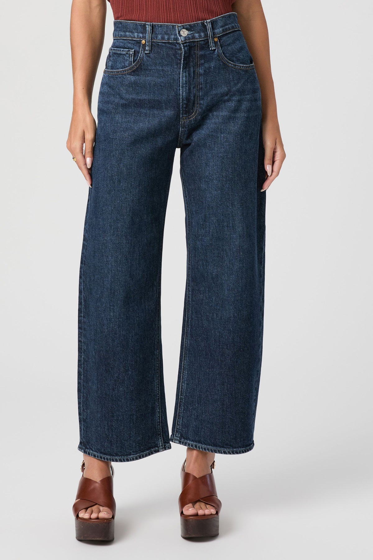 Arellia Skimmer W/ Seamed Beltloops - Visage