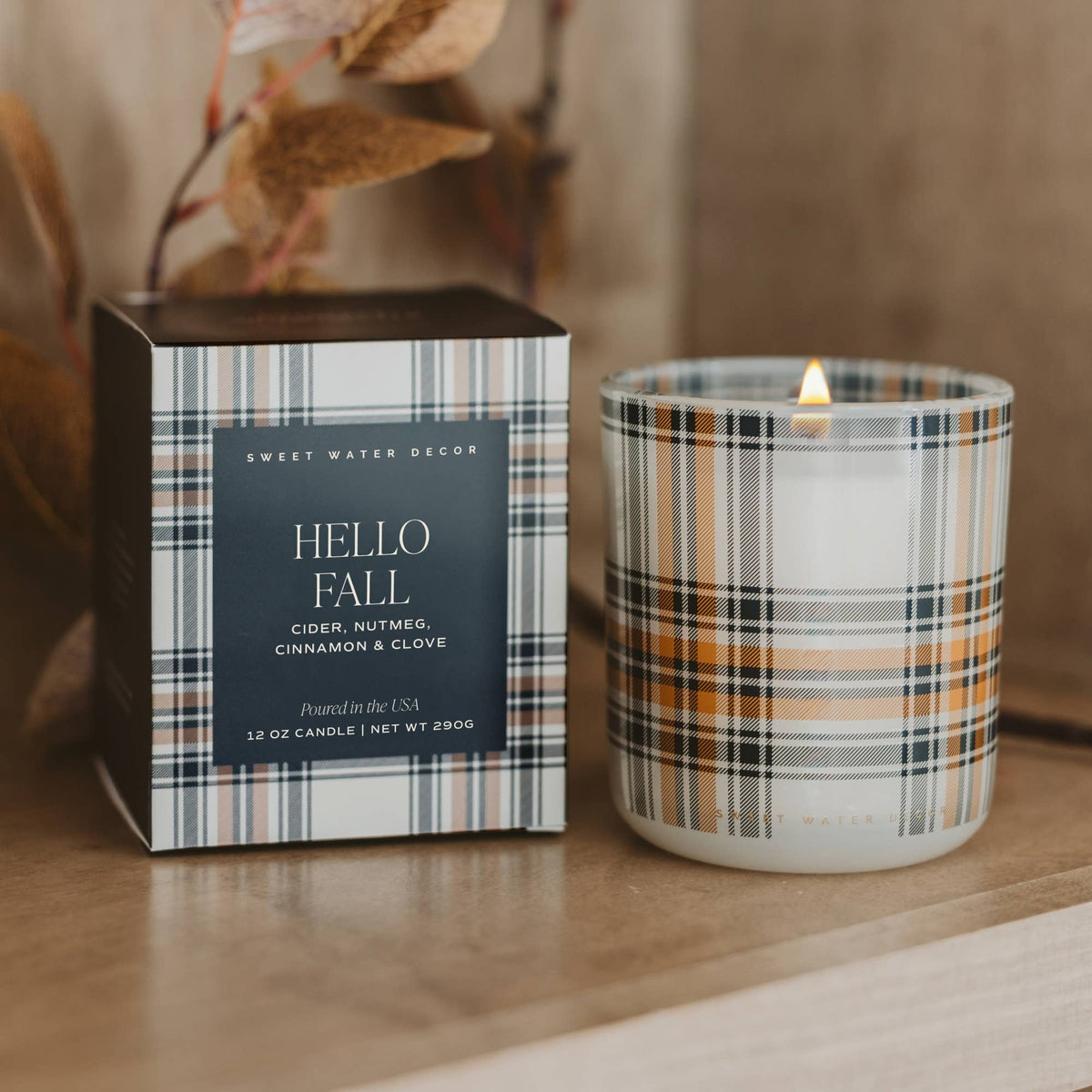 Hello Fall Soy Candle 12oz