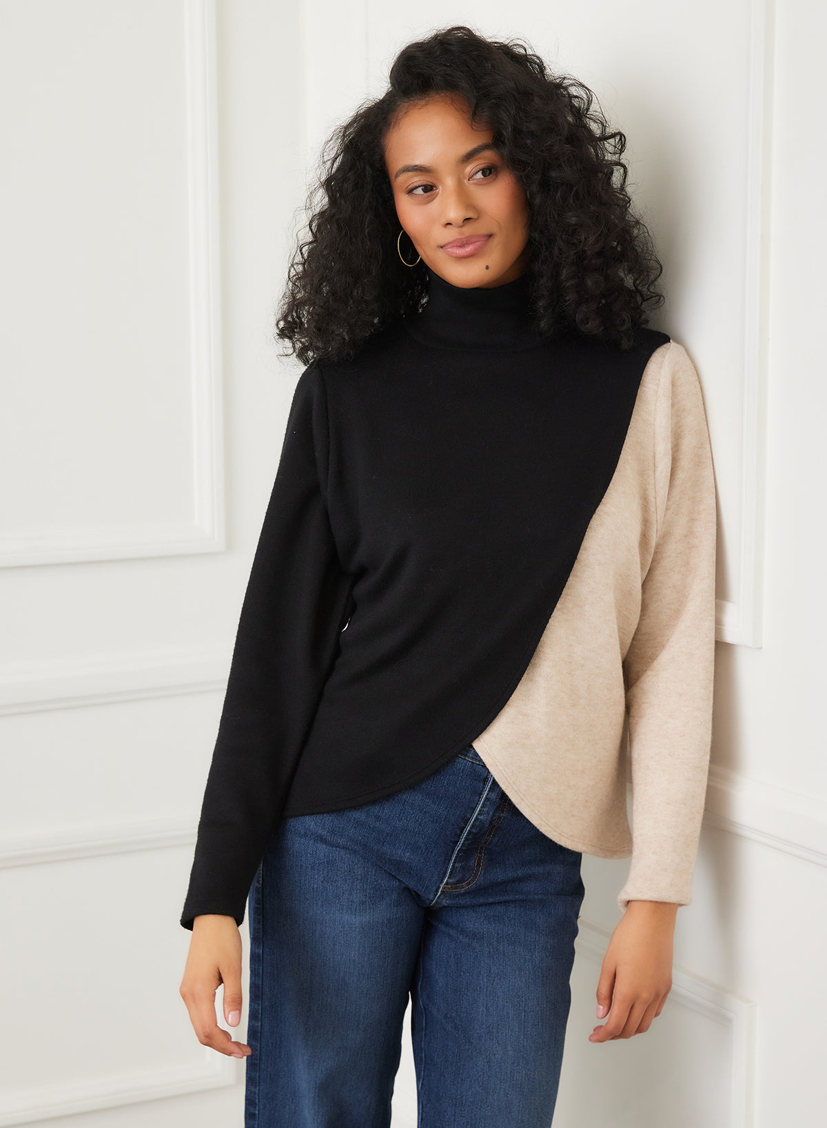 Crossover Colorblock Top
