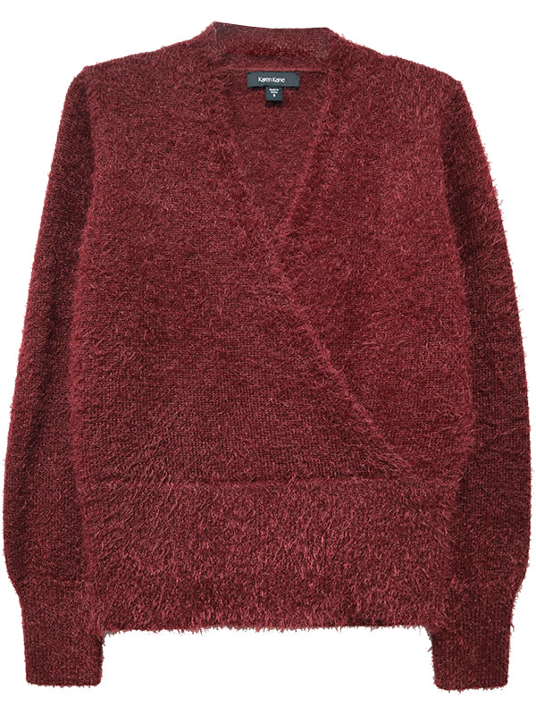 Eyelash Wrap Sweater