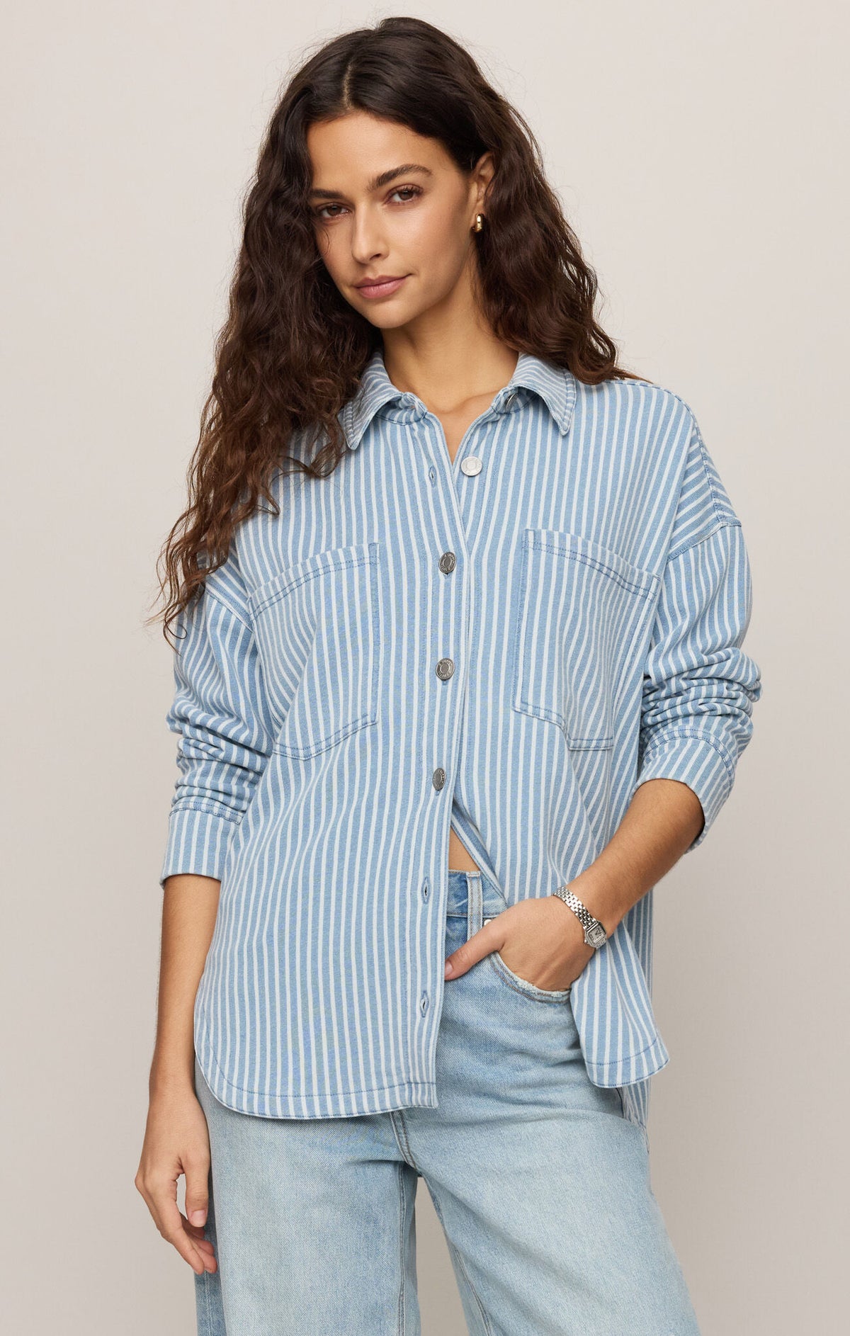 ALL DAY KNIT STRIPE JACKET
