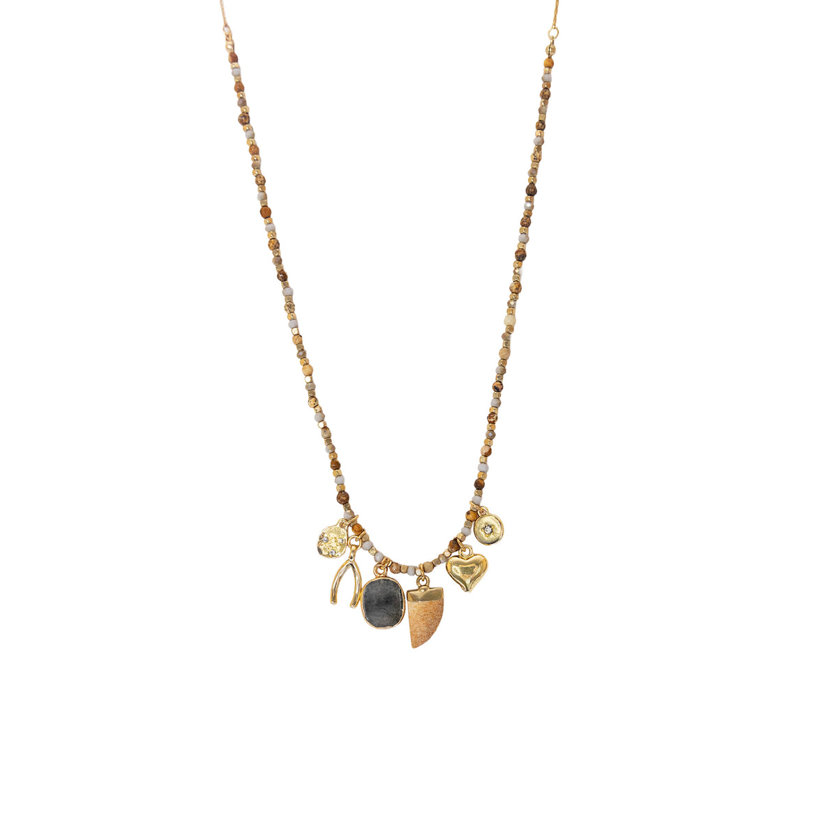 Edie 6 Charm Necklace