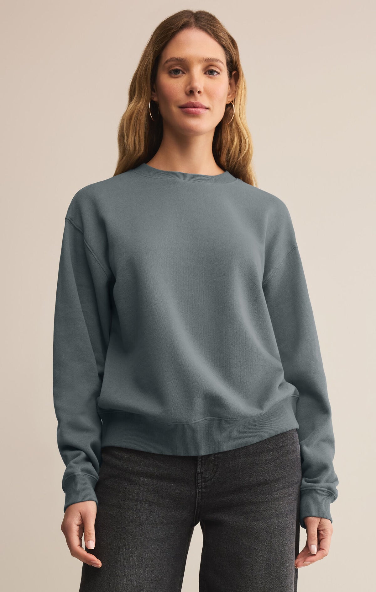 BOYFRIEND COTTON SWEATSHIRT
