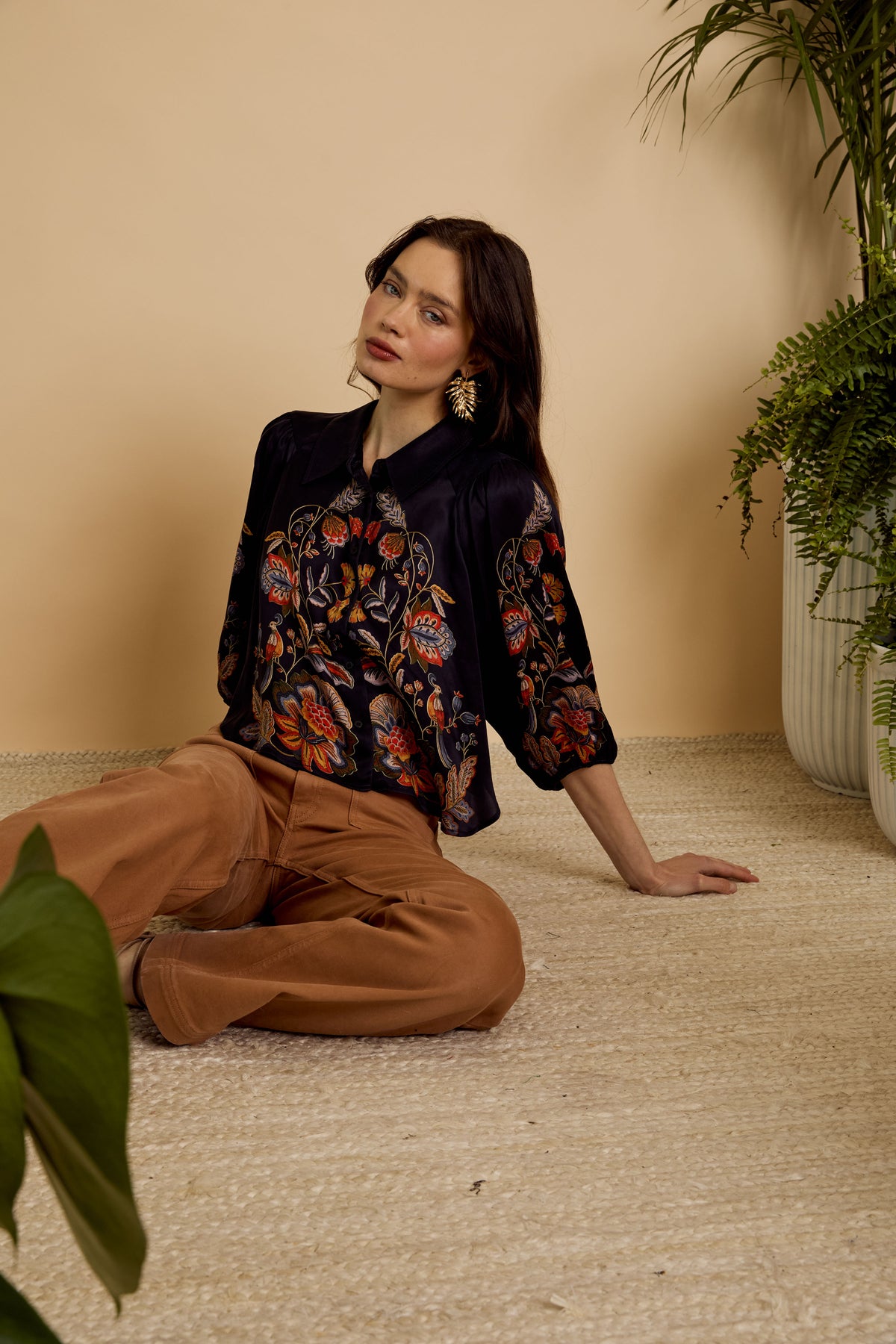 Juliette Top in Bush Paradise