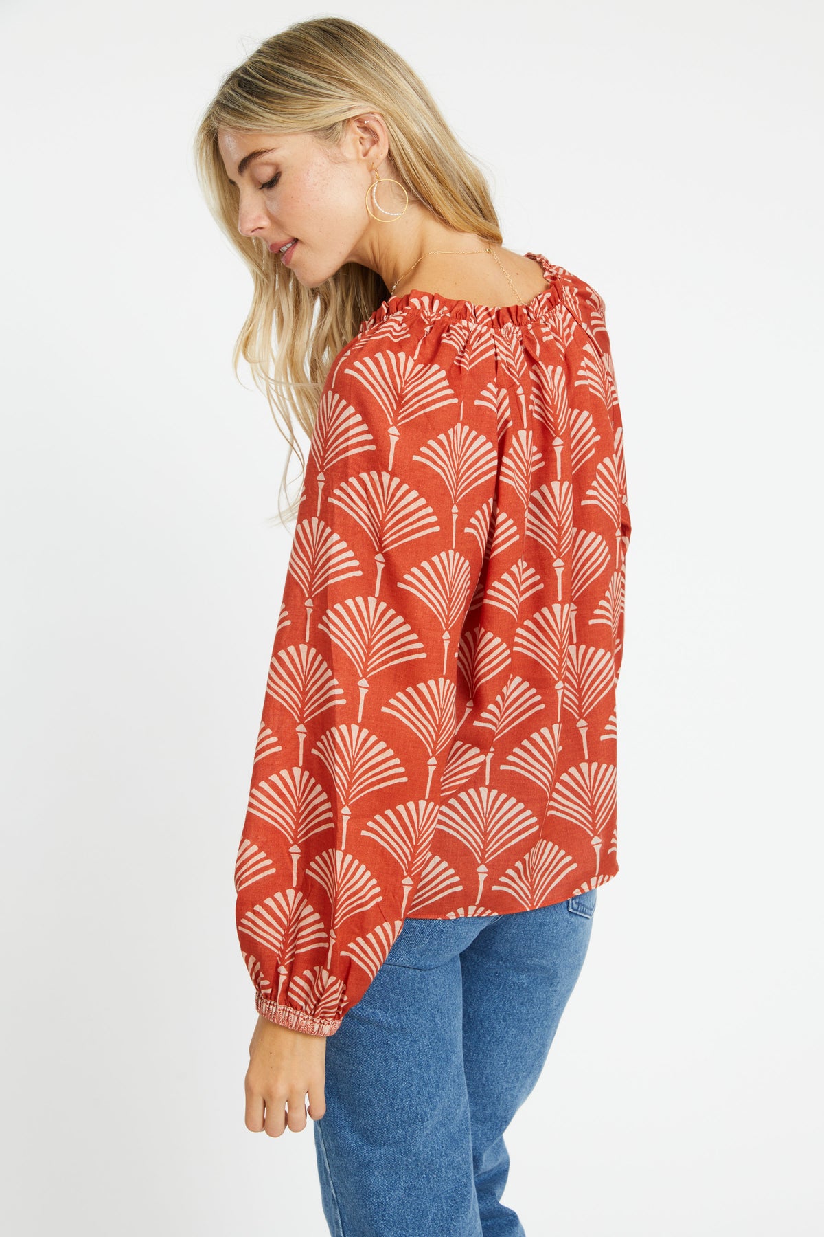 Miki Rust Ginko Breeze Top