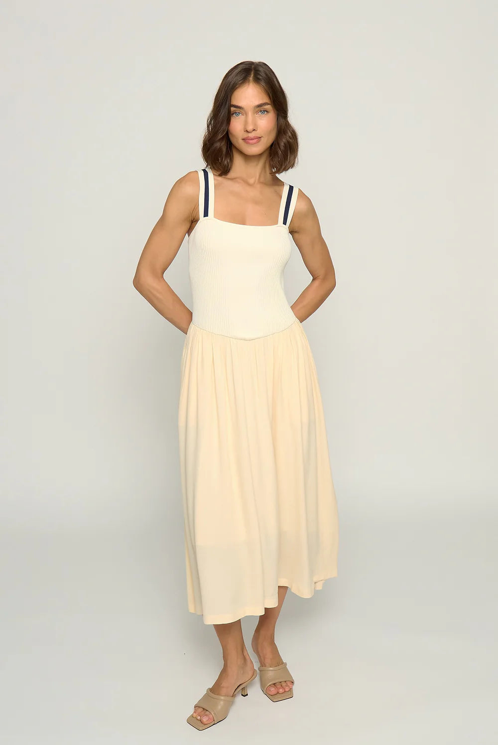 Basque Waist Bodycon Dress