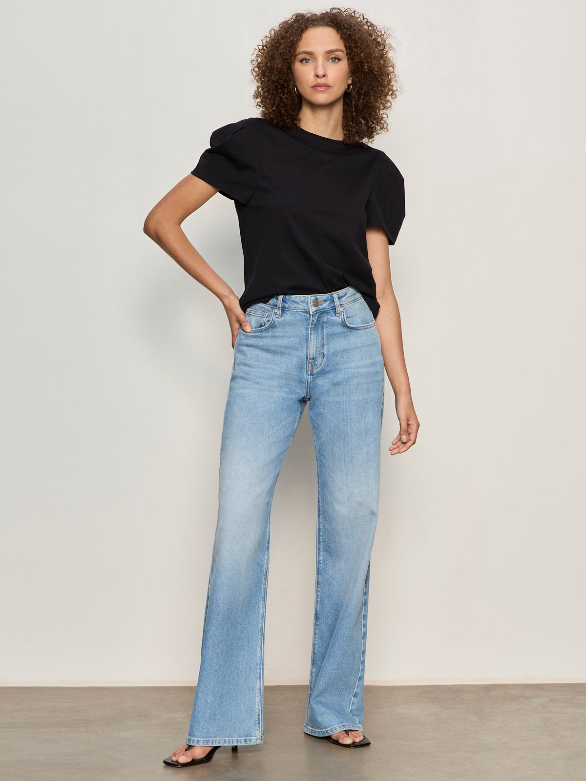 PLEATED TEE