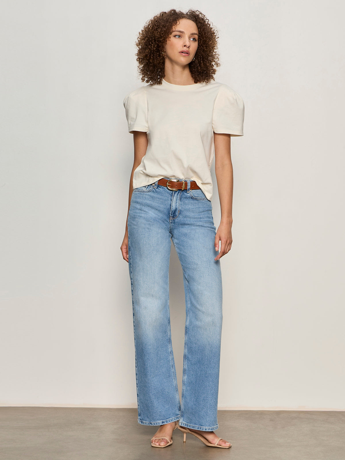 PLEATED TEE
