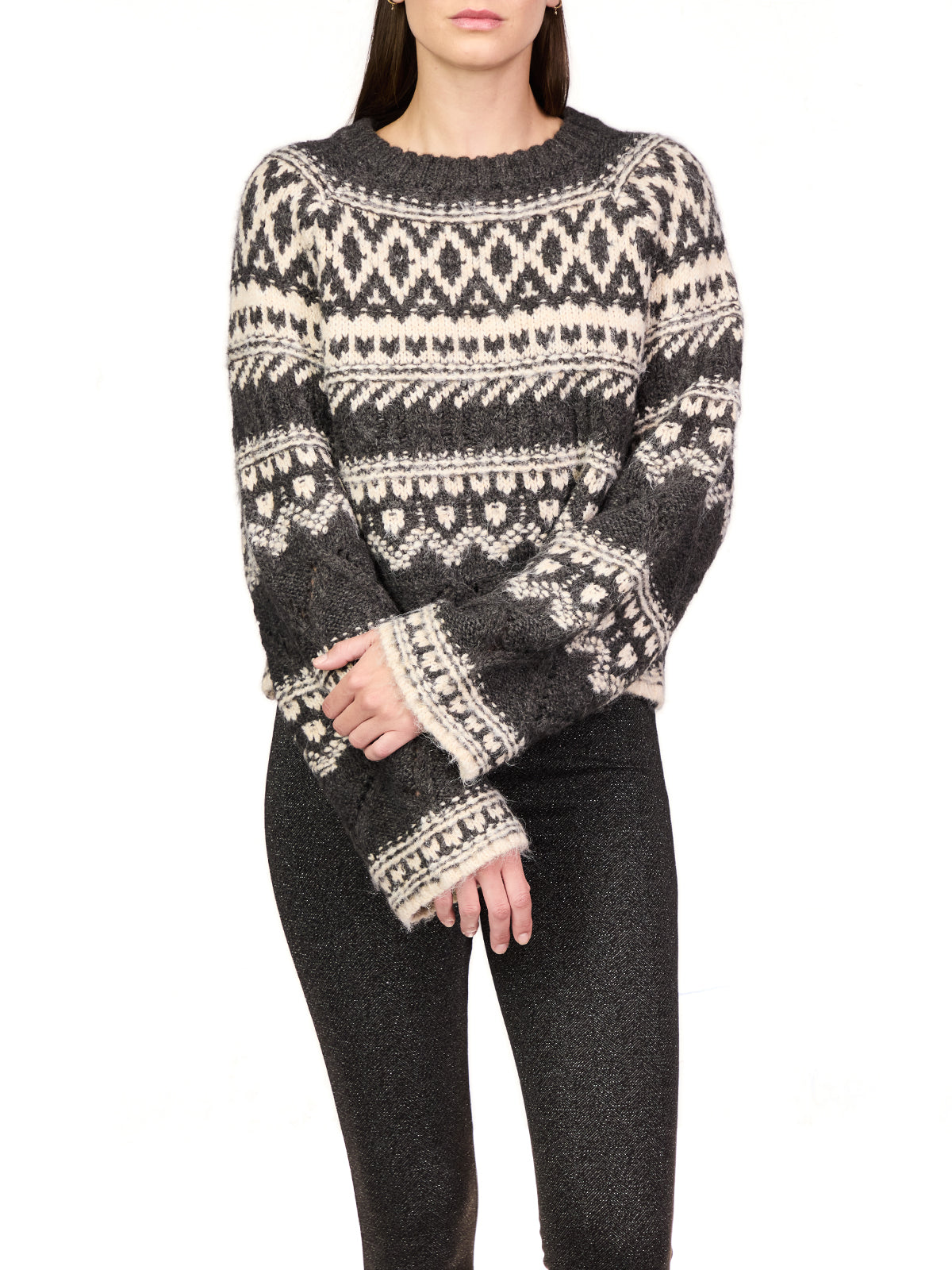 Fairisle Crew Neck Sweater