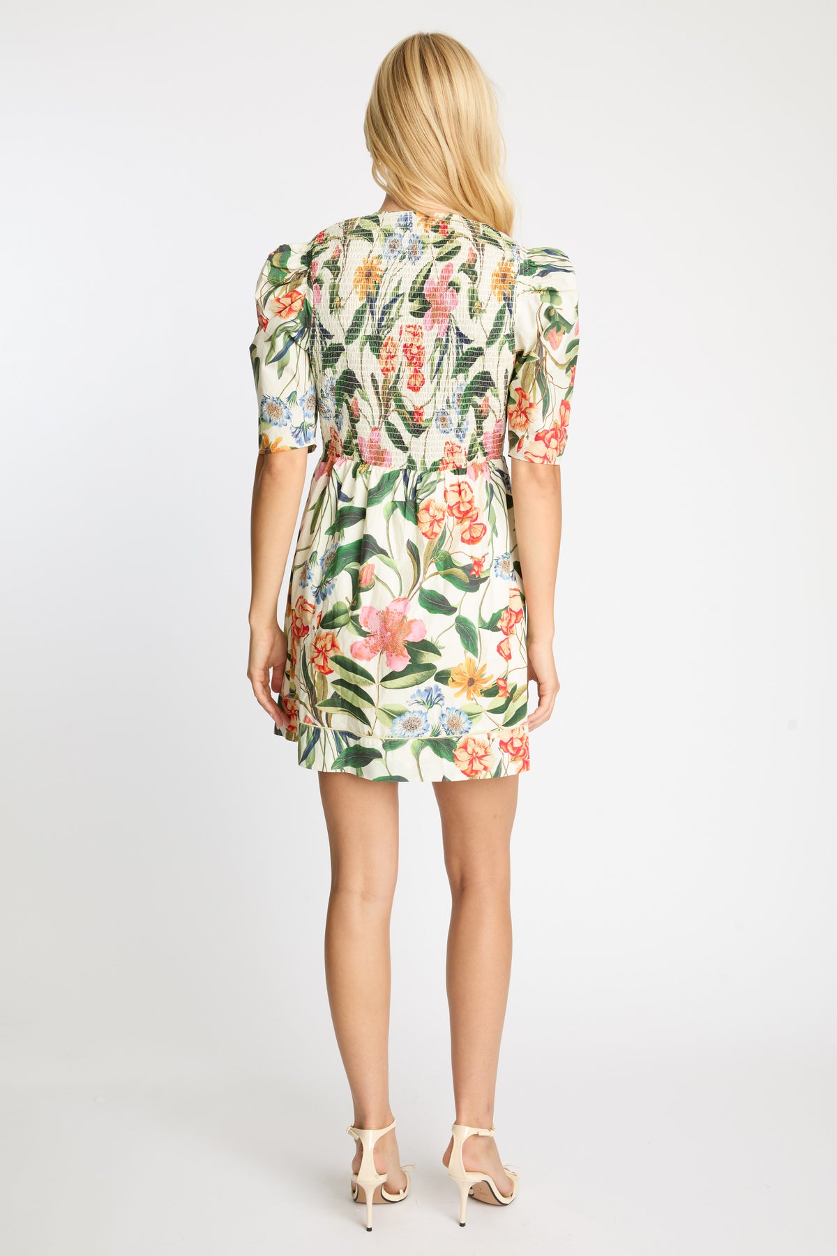 Lucinda Dress in Buttercream Floral