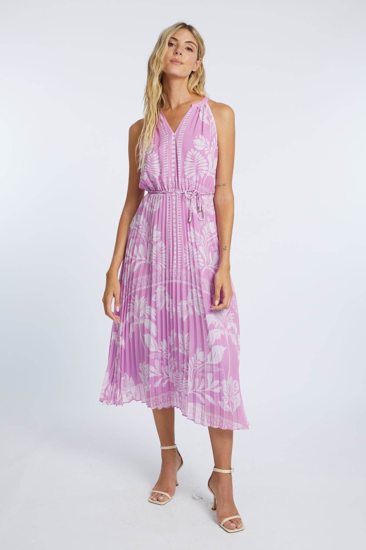 Nouvel Palm Serenade Dress