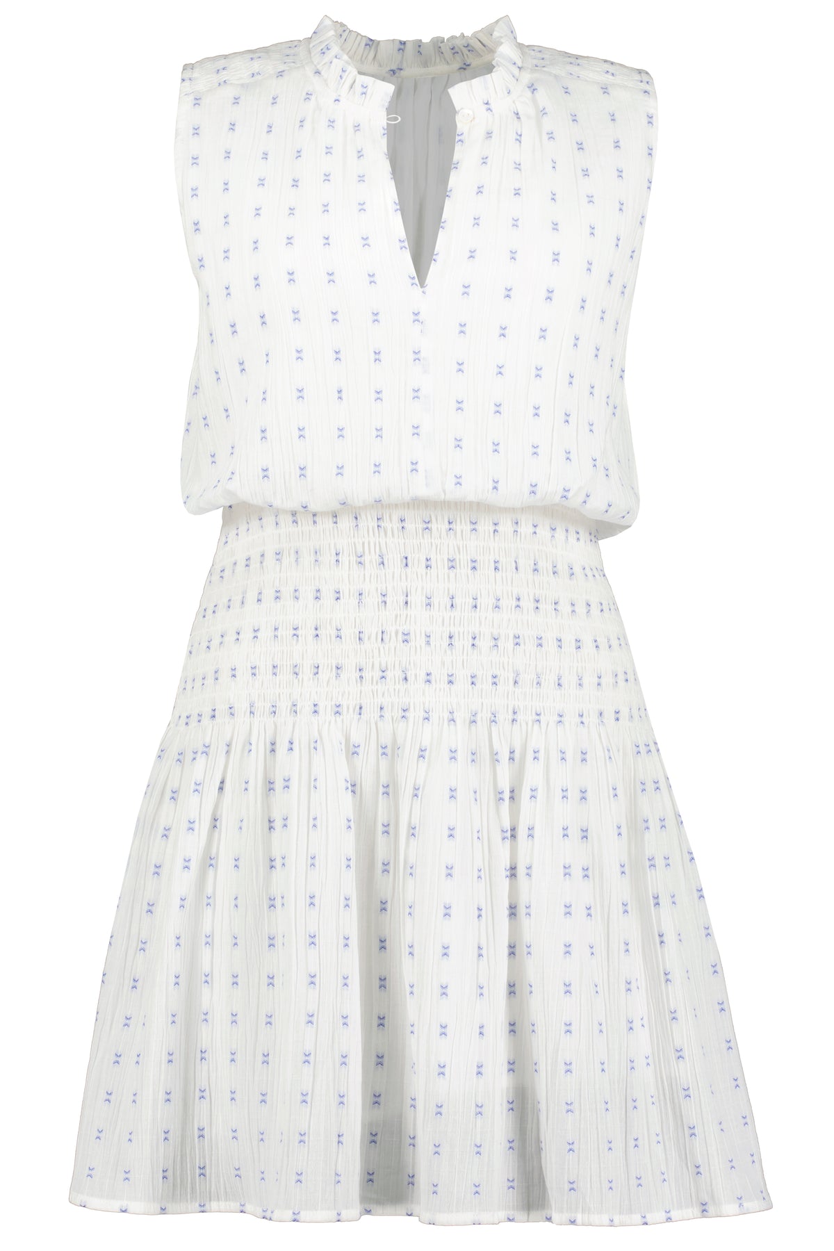 EMBROIDERED AZURE