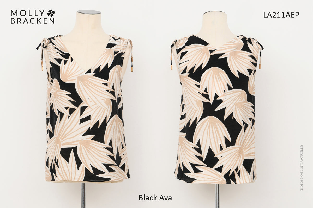 LADIES WOVEN TOP