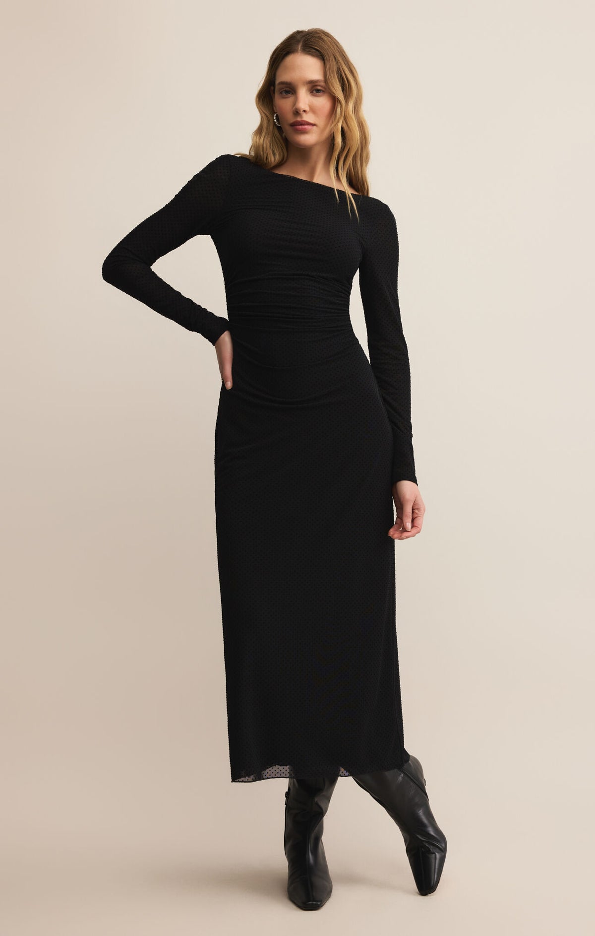 SPELLBOUND MESH MIDI DRESS