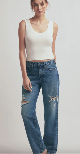 The Tommy Low Slung Long Straight jean