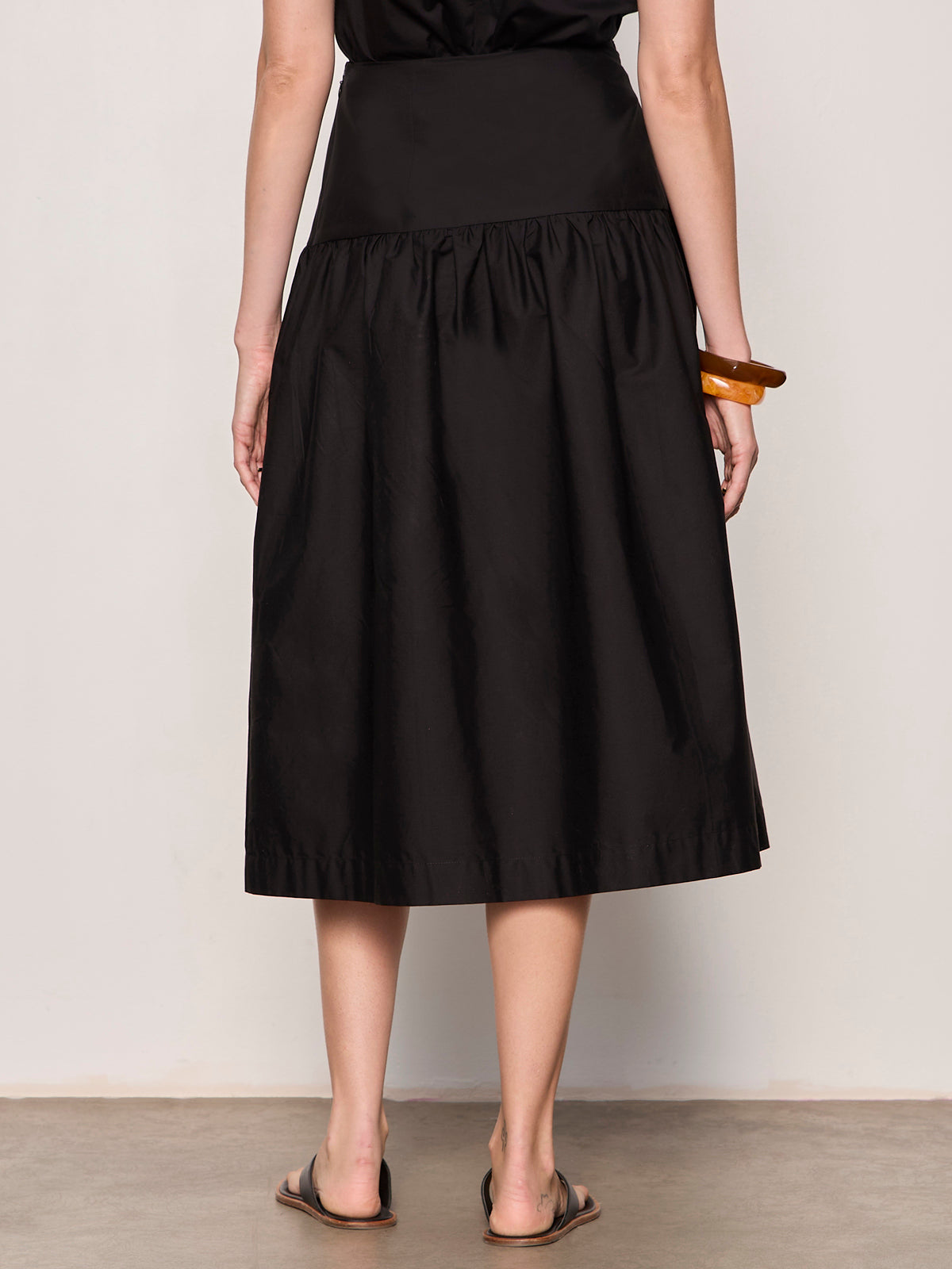 MATTER OF TIME POPLIN SKIRT