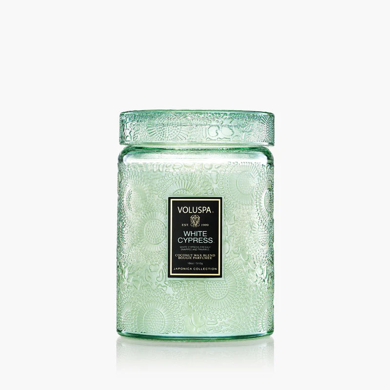 White Cypress 18oz Large Jar