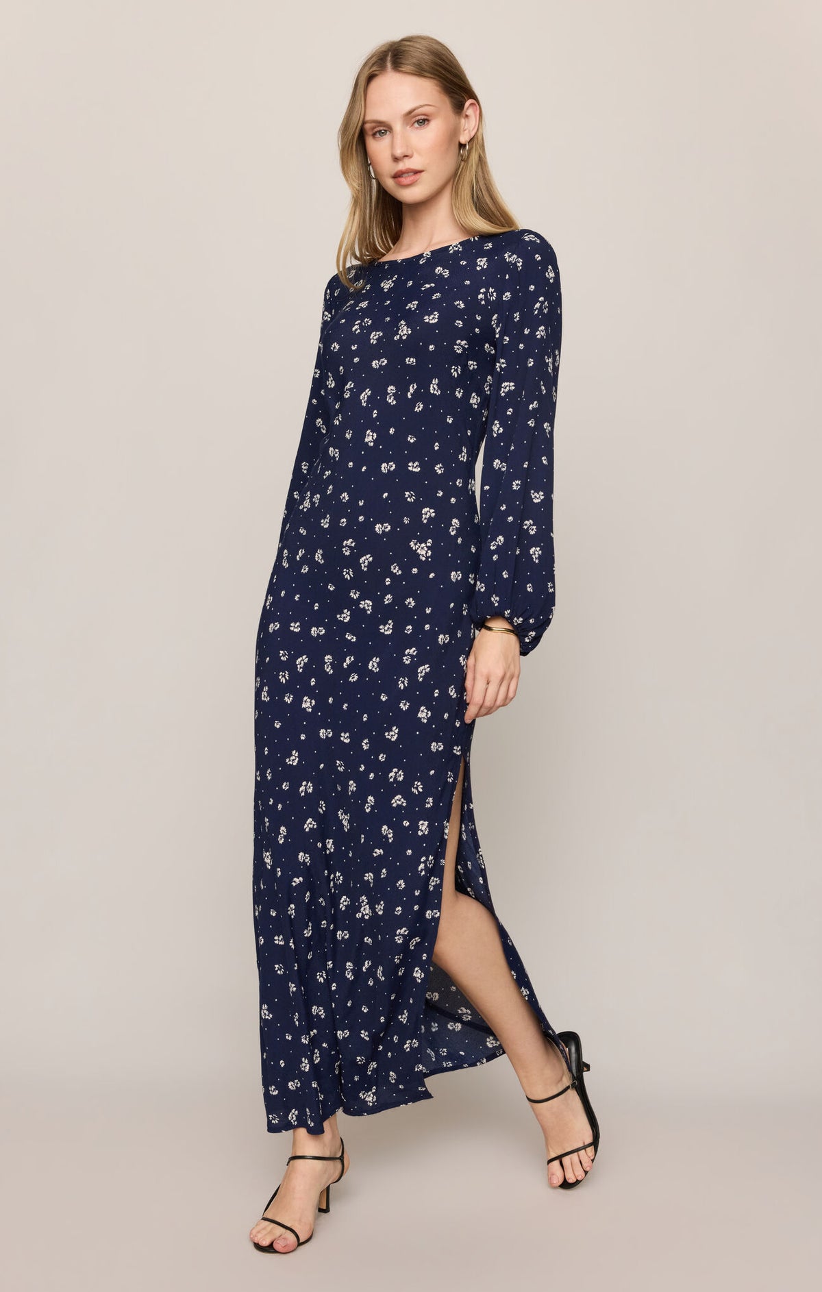 Midnight Tansy Midi Dress