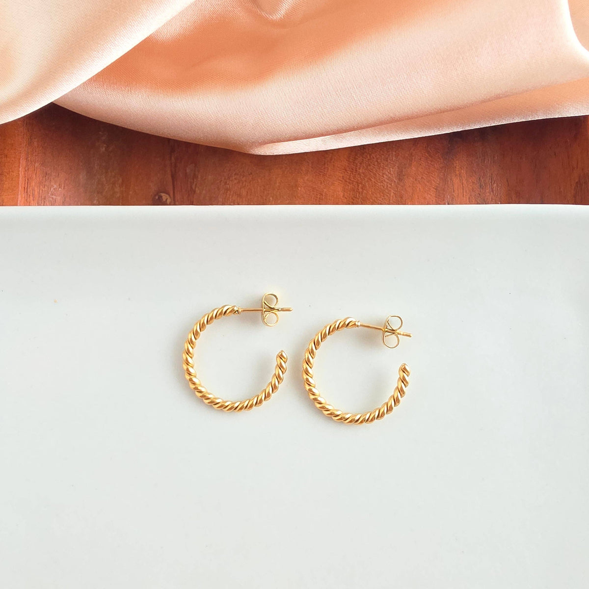 Luxe Tatum Hoops - Gold