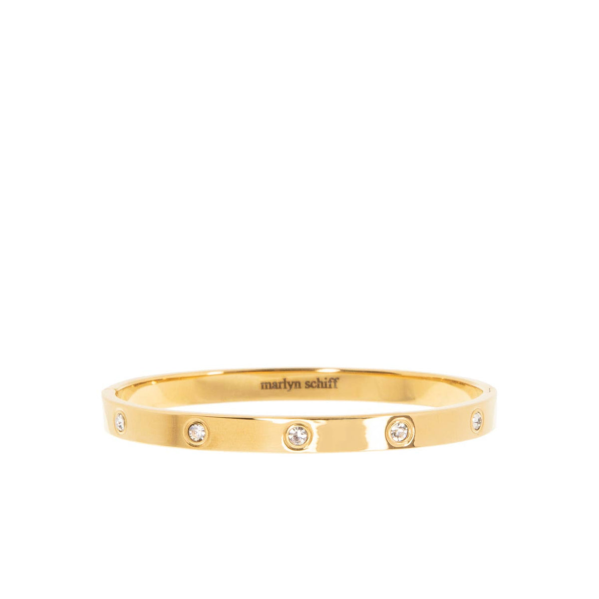 Crystal dotted waterproof bangle