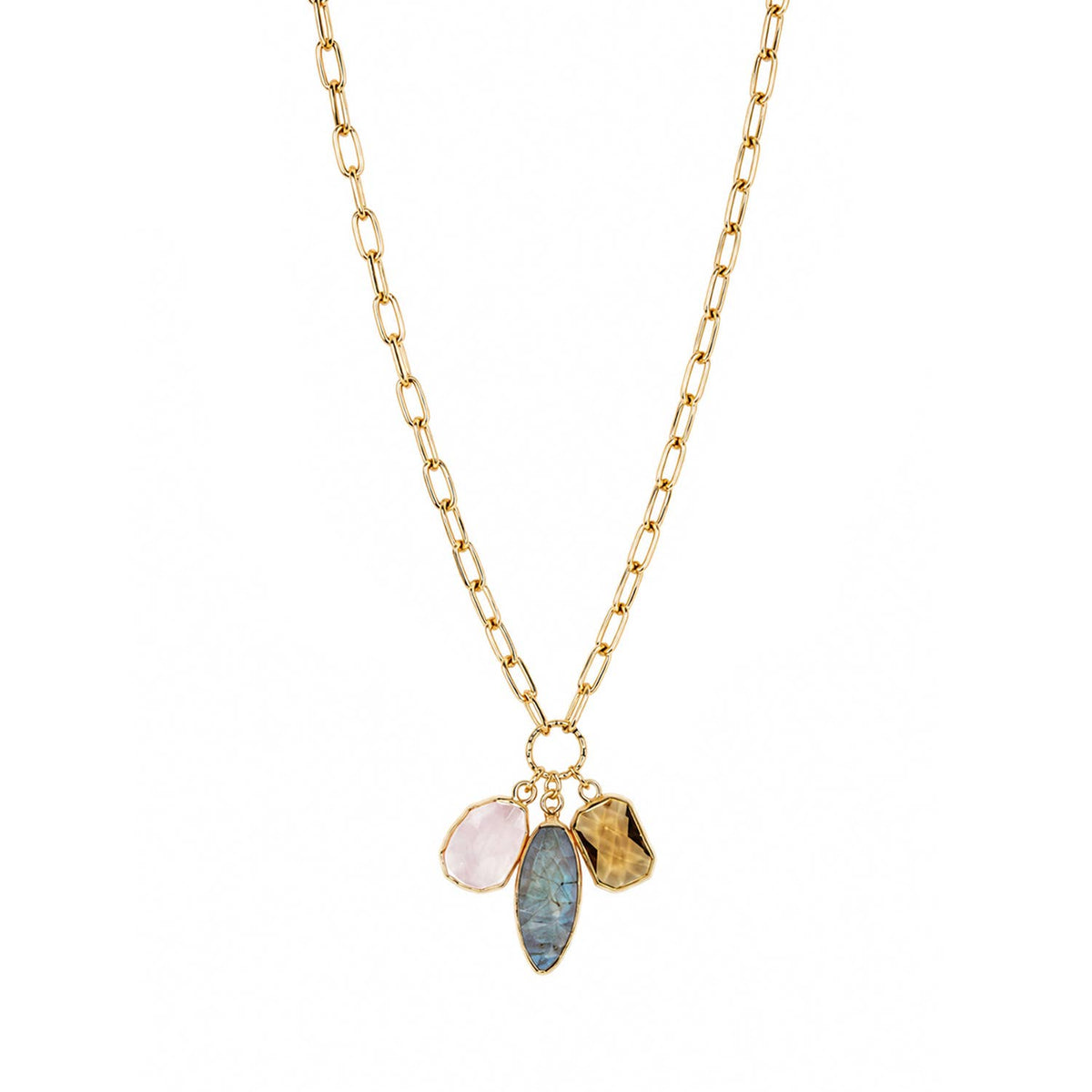 Edie 3 Charm Necklace
