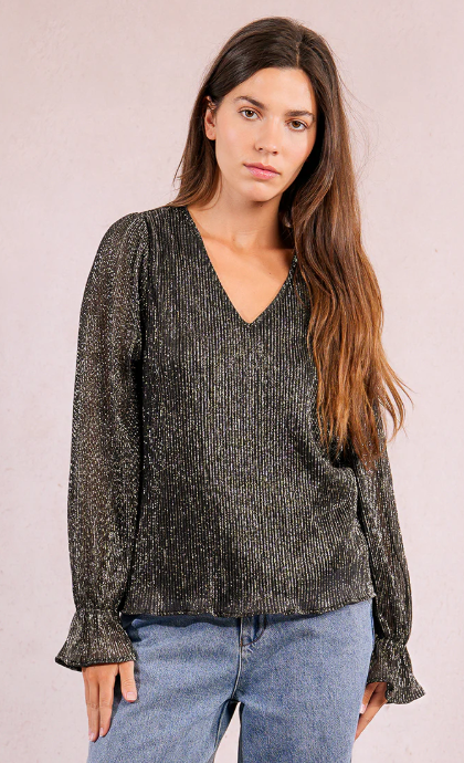 Gun Metal Knit top