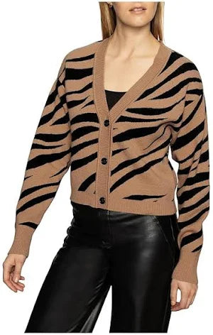 zebra cardi
