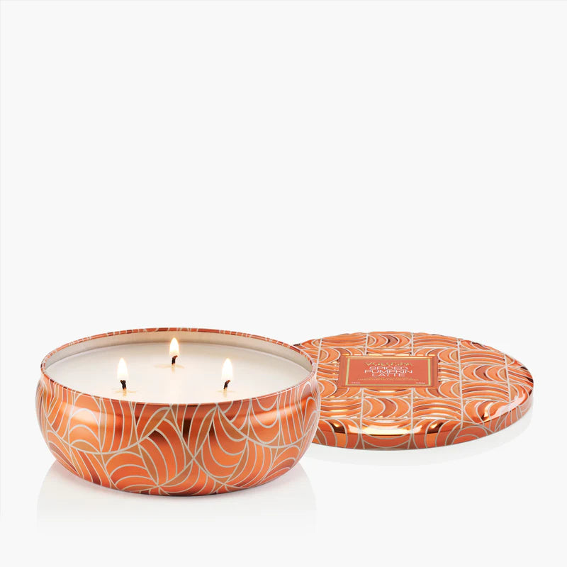 Spiced pumpkin latte candle