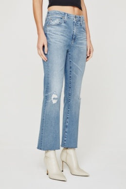 Farrah Distressed Boot Crop
