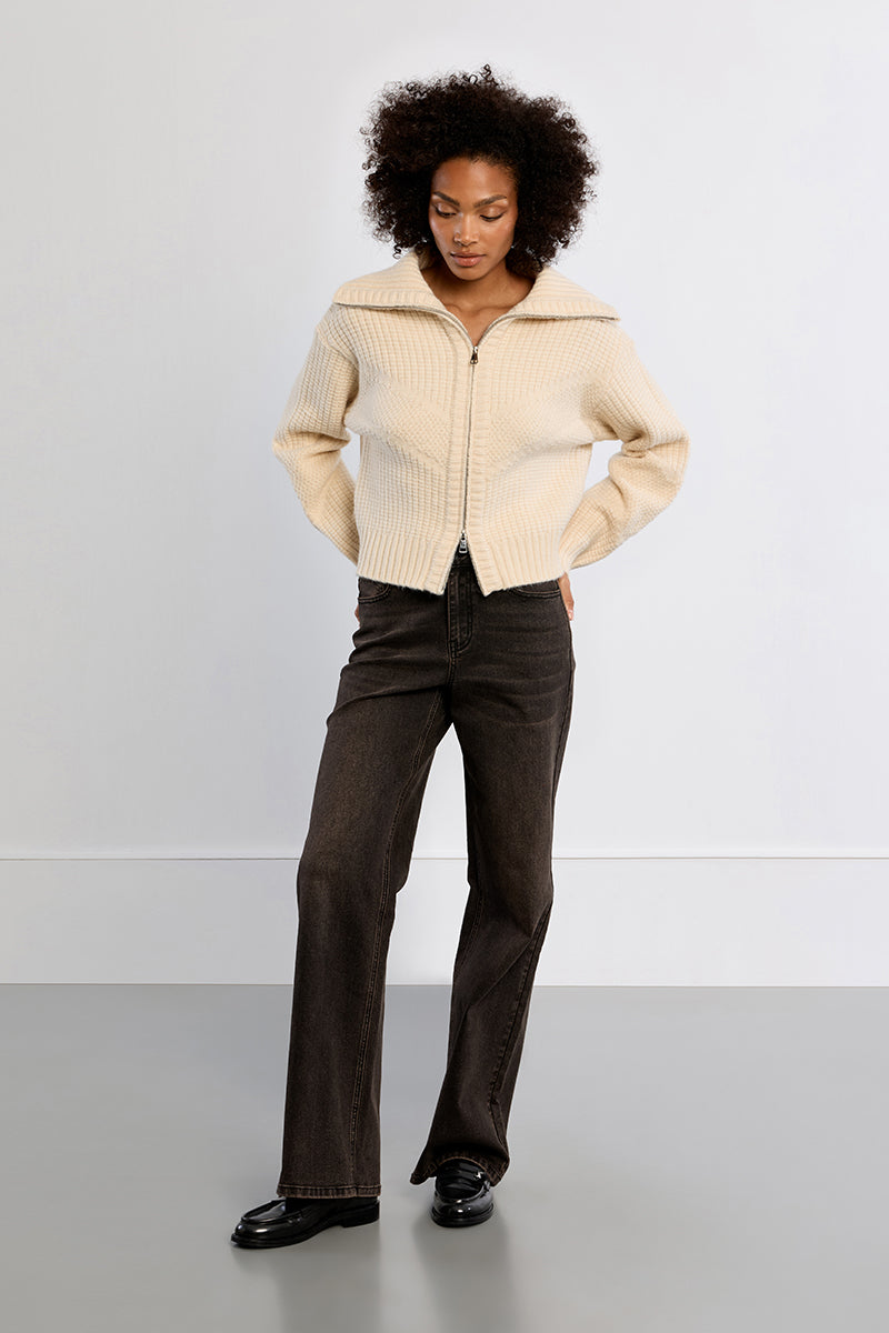 YOUNG LADIES KNITTED JACKET