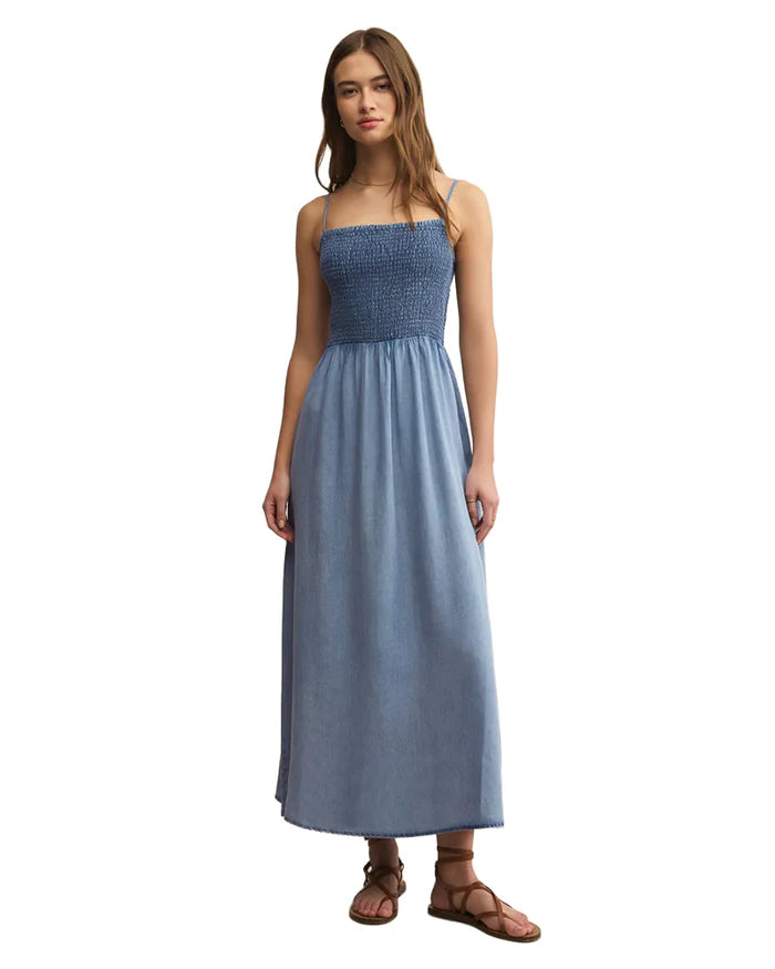 Bayside Chambray Midi Dress